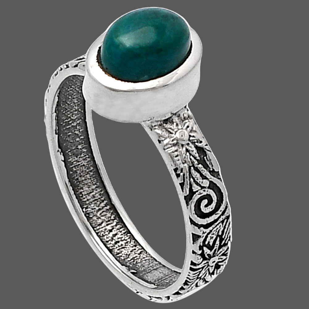 Natural Azurite Chrysocolla Ring size-8 R-1061 SDR217750