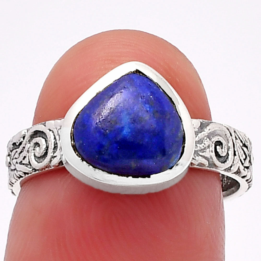 Natural Lapis Lazuli - Afghanistan Ring size-7 R-1061 SDR217753