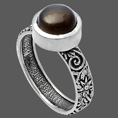 Natural Gray Moonstone Ring size-6 R-1061 SDR217867