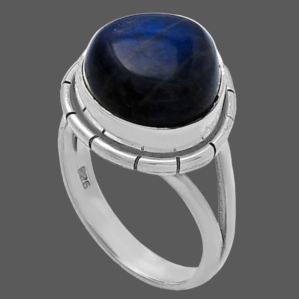 Blue Fire Labradorite - Madagascar Ring size-7 R-1012 SDR218905