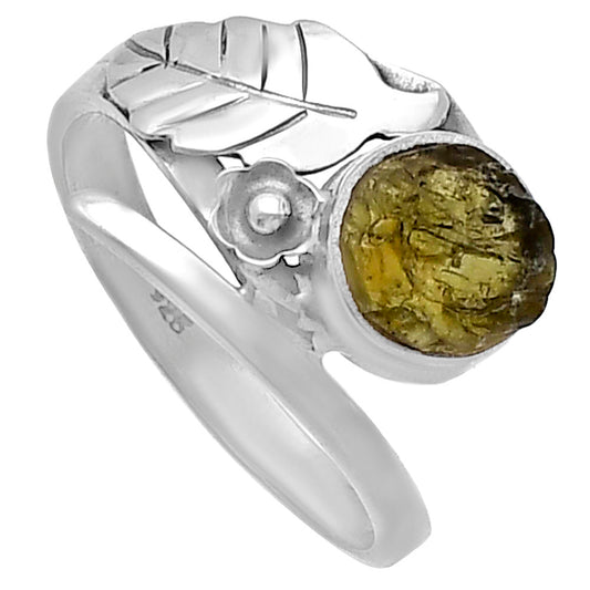 Natural Rare Kornerupine Rough Ring size-7.5 R-1410 SDR220023