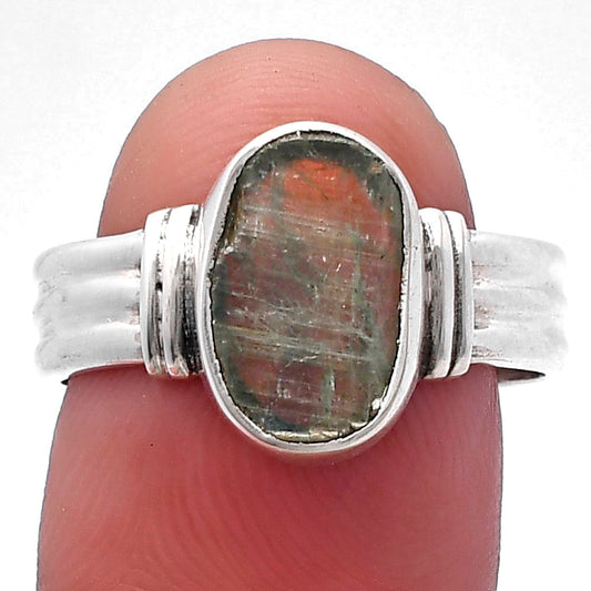 Natural Bio Kyanite Rough Ring size-8.5 R-1470 SDR220054