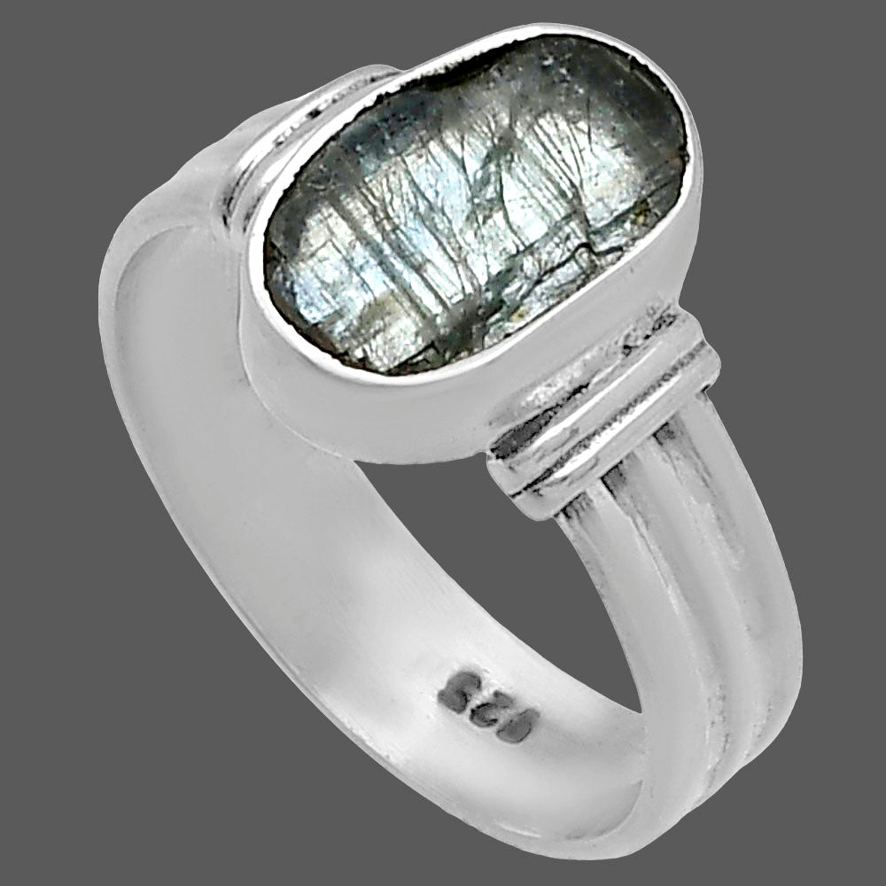 Natural Bio Kyanite Rough Ring size-8.5 R-1470 SDR220054