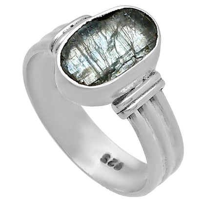 Natural Bio Kyanite Rough Ring size-8.5 R-1470 SDR220054