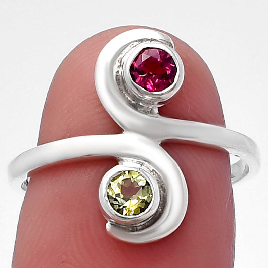 Natural Multi Tourmaline Ring size-8 R-1230 SDR220299