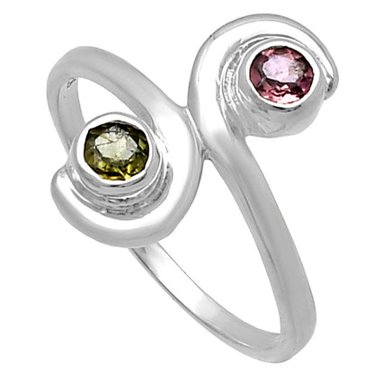 Natural Multi Tourmaline Ring size-8 R-1230 SDR220300
