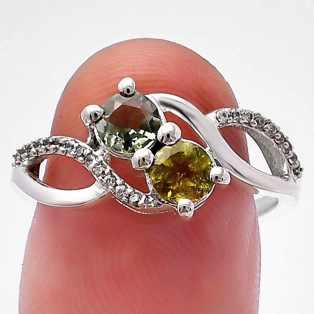 Natural Multi Tourmaline Ring size-8 R-1033 SDR220420