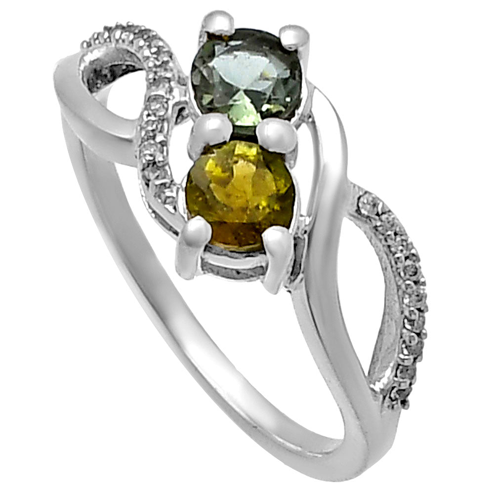 Natural Multi Tourmaline Ring size-8 R-1033 SDR220420