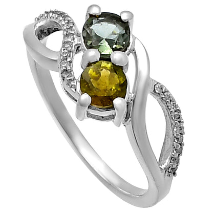 Natural Multi Tourmaline Ring size-8 R-1033 SDR220420