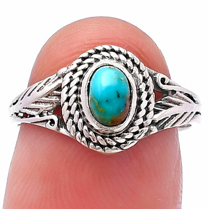 Natural Turquoise Nevada Aztec Mt Ring size-7 R-1044 SDR220597