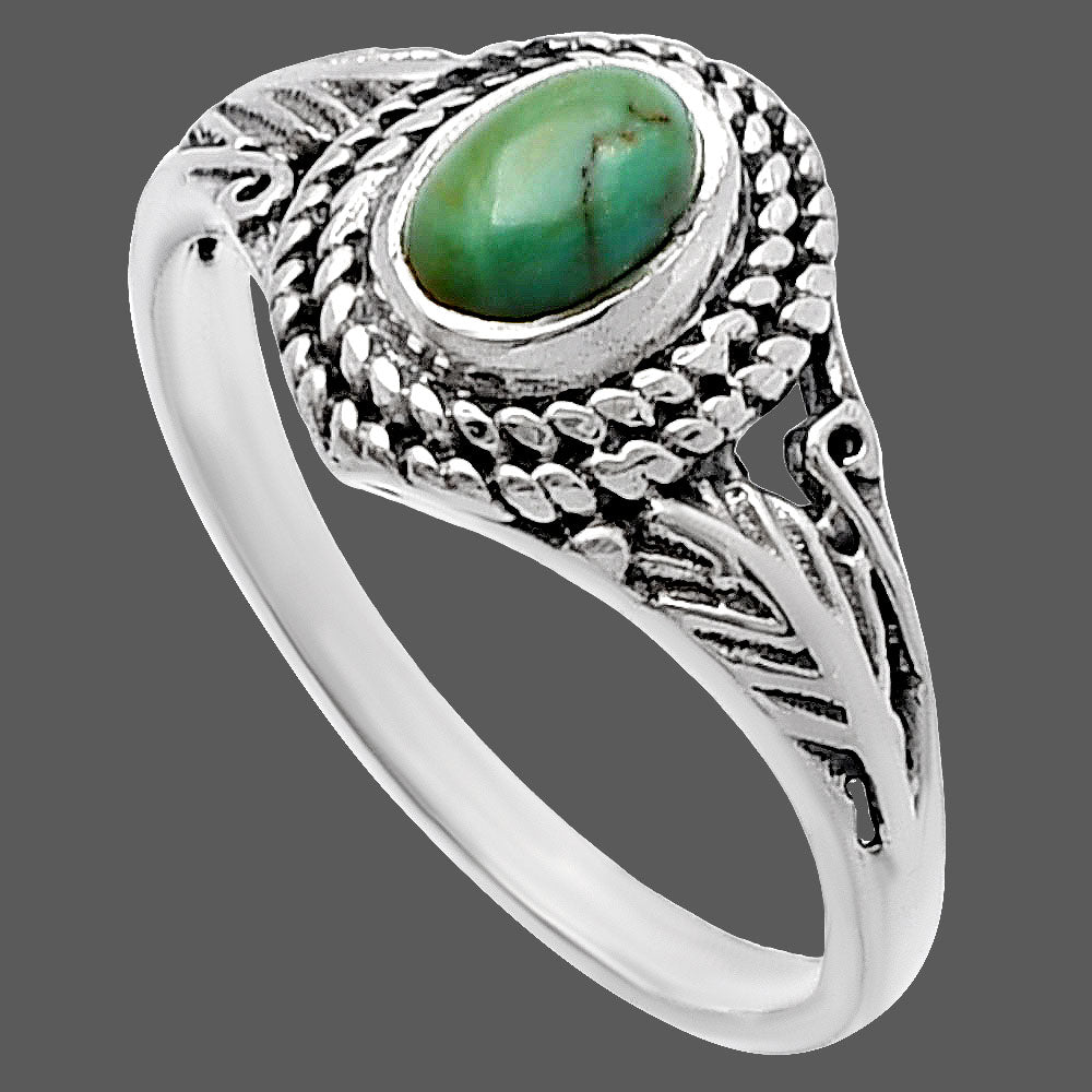 Natural Turquoise Nevada Aztec Mt Ring size-7 R-1044 SDR220611