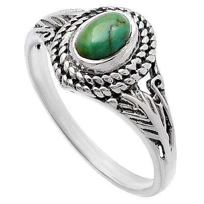 Natural Turquoise Nevada Aztec Mt Ring size-7 R-1044 SDR220611