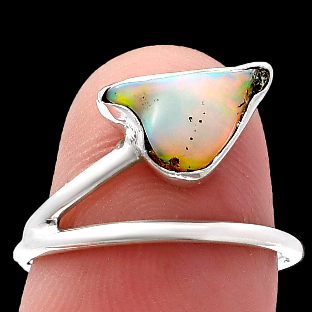 Natural Ethiopian Opal Rough Ring size-6.5 R-1179 SDR220864