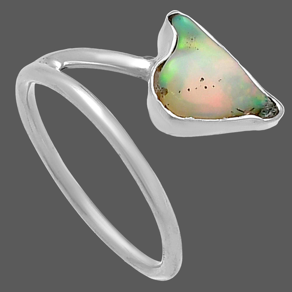 Natural Ethiopian Opal Rough Ring size-6.5 R-1179 SDR220864
