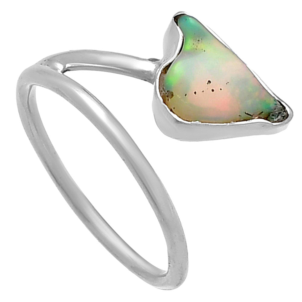 Natural Ethiopian Opal Rough Ring size-6.5 R-1179 SDR220864