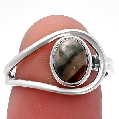 Natural Polygram Jasper Ring size-7.5 R-1129 SDR221090