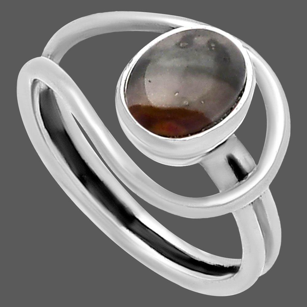 Natural Polygram Jasper Ring size-7.5 R-1129 SDR221090