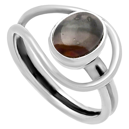Natural Polygram Jasper Ring size-7.5 R-1129 SDR221090