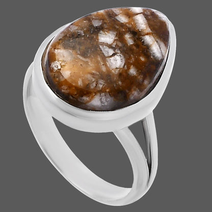 Natural Wild Horse Jasper Ring size-7 R-1005 SDR221287
