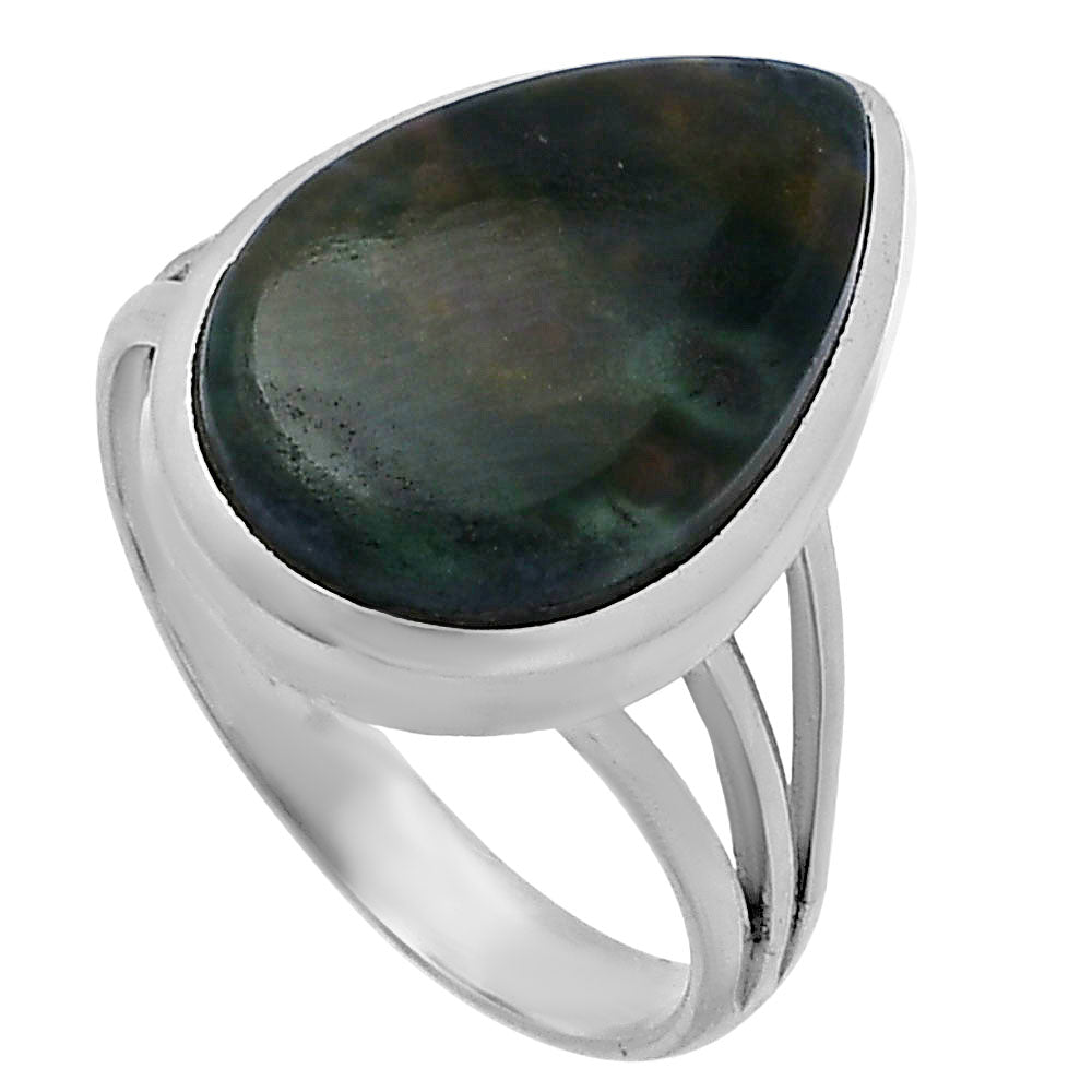 Natural Rhyolite - Rainforest Jasper Ring size-9 R-1006 SDR221404