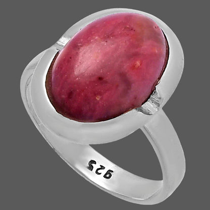 Natural Pink Tulip Quartz Ring size-6.5 R-1059 SDR221714