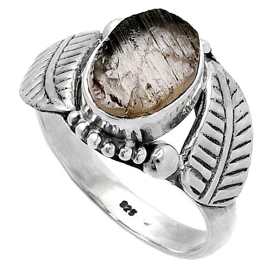 Natural Yellow Scapolite Rough Ring size-8 R-1272 SDR222204