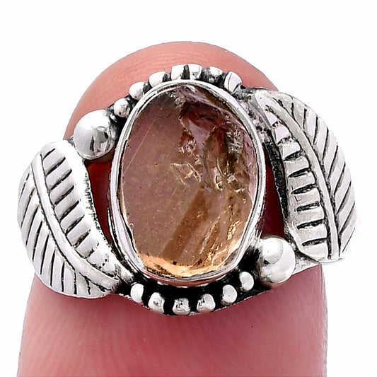 Natural Yellow Scapolite Rough Ring size-7 R-1272 SDR222207