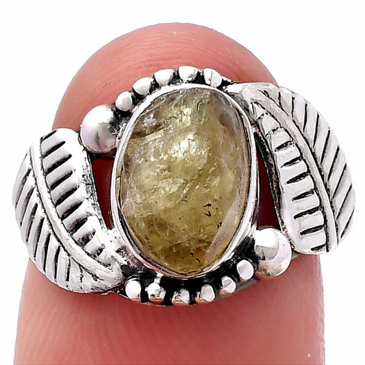 Green Kyanite Rough - India Ring size-6.5 R-1272 SDR222209