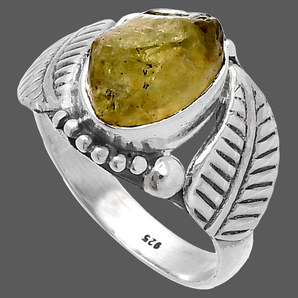 Green Kyanite Rough - India Ring size-6.5 R-1272 SDR222209