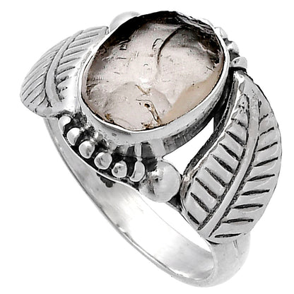 Natural Yellow Scapolite Rough Ring size-7.5 R-1272 SDR222215