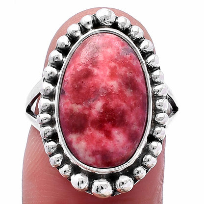 Natural Pink Thulite - Norway Ring size-7 R-1154 SDR222361