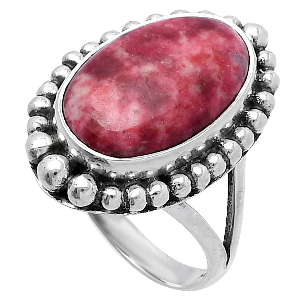 Natural Pink Thulite - Norway Ring size-7 R-1154 SDR222361