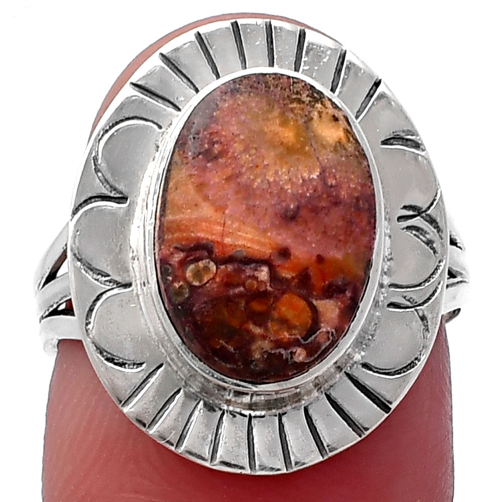 Natural Mexican Bird Eye Ring size-7 R-1432 SDR223026