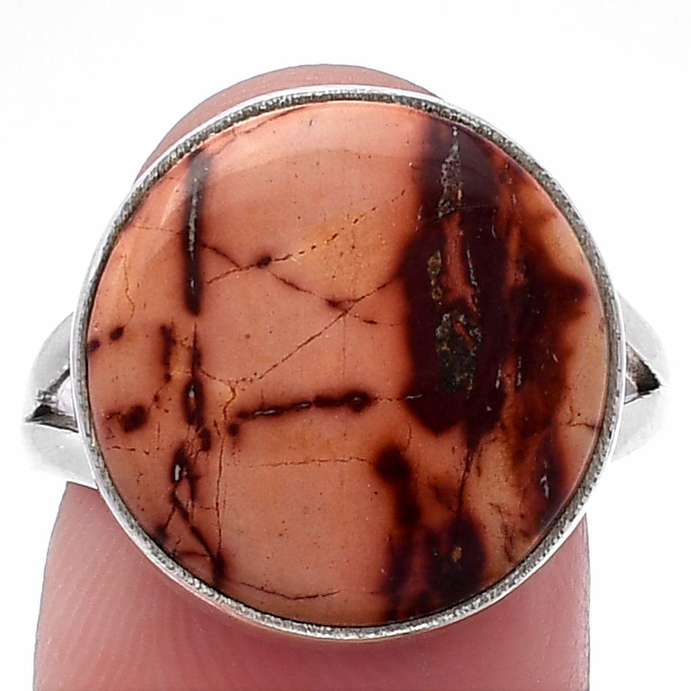 Natural Indian Paint Gemstone Ring size-8 R-1002 SDR223152