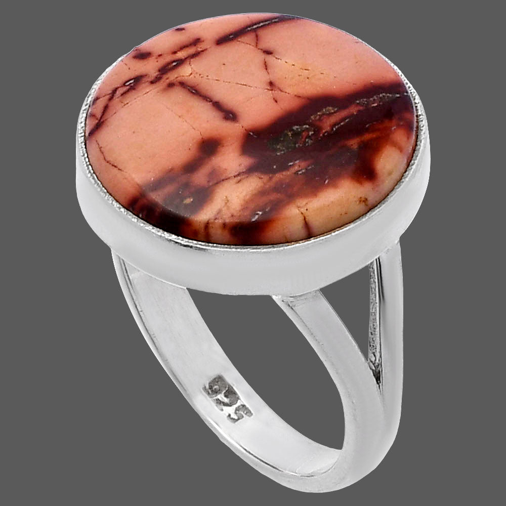 Natural Indian Paint Gemstone Ring size-8 R-1002 SDR223152