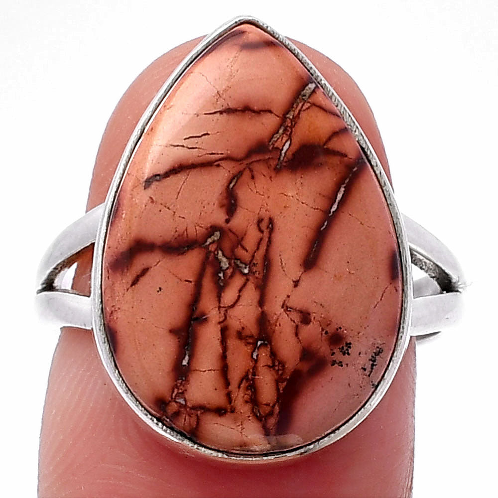 Natural Indian Paint Gemstone Ring size-7 R-1002 SDR223154