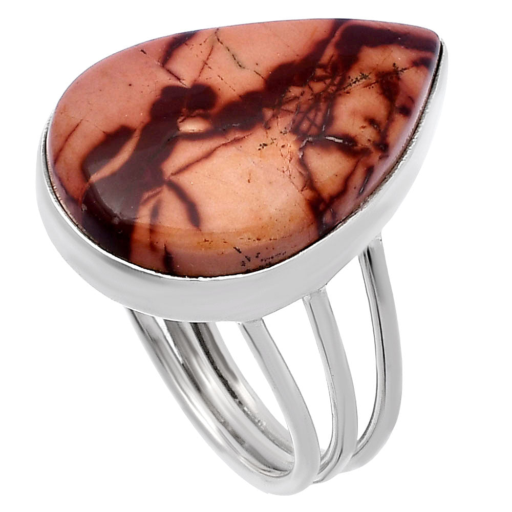 Natural Indian Paint Gemstone Ring size-8 R-1003 SDR223170