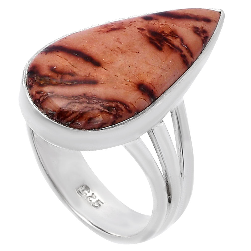 Natural Indian Paint Gemstone Ring size-8 R-1003 SDR223174