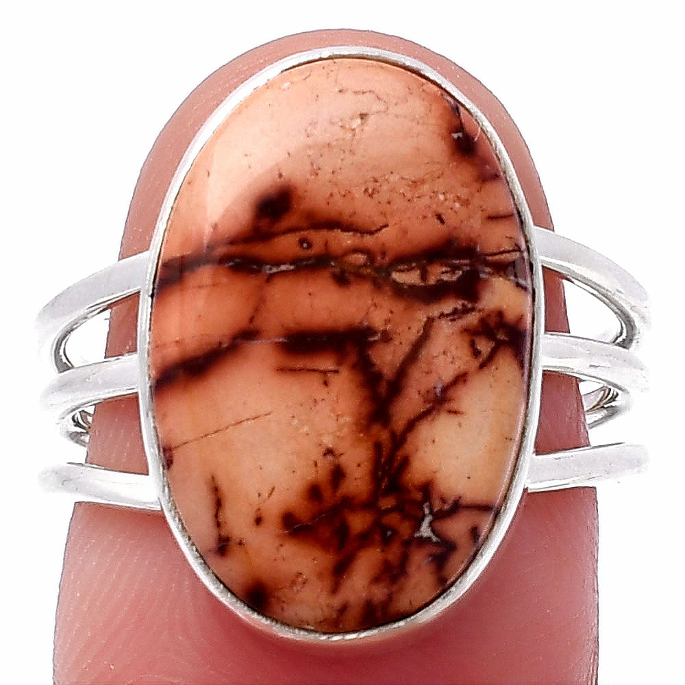 Natural Indian Paint Gemstone Ring size-7 R-1003 SDR223176
