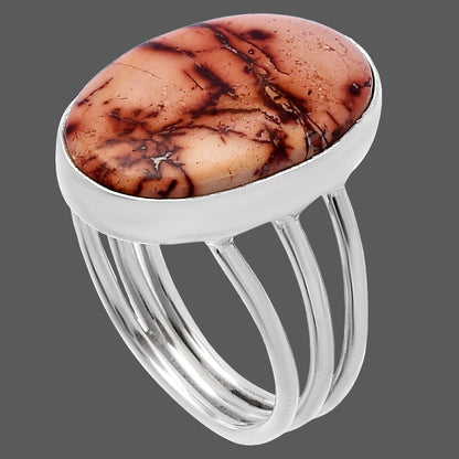 Natural Indian Paint Gemstone Ring size-7 R-1003 SDR223176