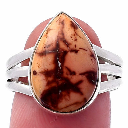 Natural Indian Paint Gemstone Ring size-8 R-1003 SDR223177