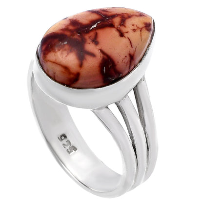 Natural Indian Paint Gemstone Ring size-8 R-1003 SDR223177