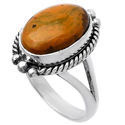 Natural Ocean Jasper - Madagascar Ring size-7 R-1253 SDR223300