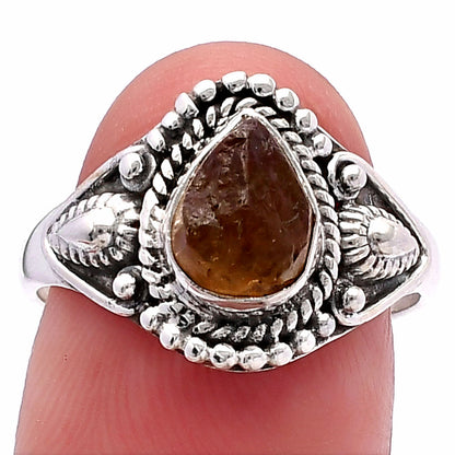 Natural Rare Kornerupine Rough Ring size-7.5 R-1300 SDR224192