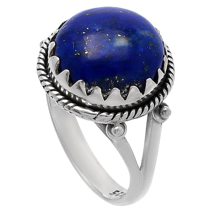 Natural Lapis Lazuli - Afghanistan Ring size-8 R-1474 SDR224231