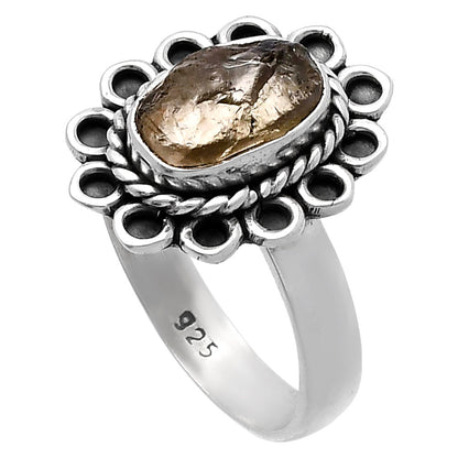 Natural Yellow Scapolite Rough Ring size-7.5 R-1256 SDR224320