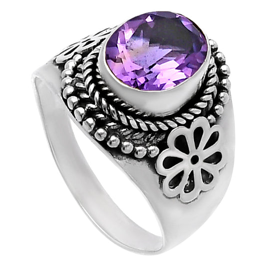 Natural Amethyst - Brazil Ring size-6 R-1541 SDR224590