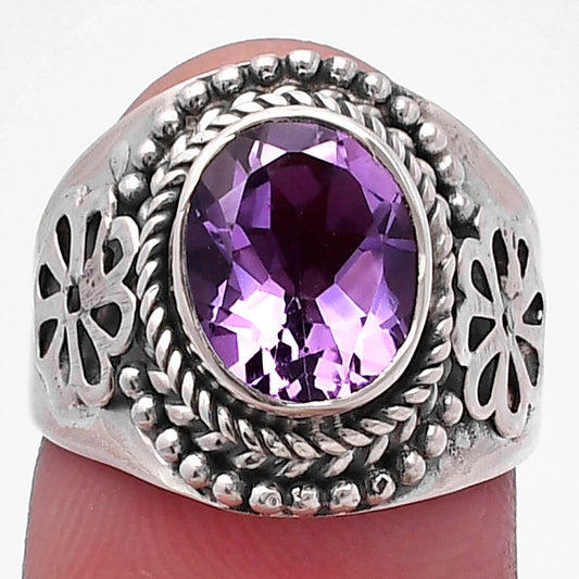 Natural Amethyst - Brazil Ring size-6 R-1541 SDR224595