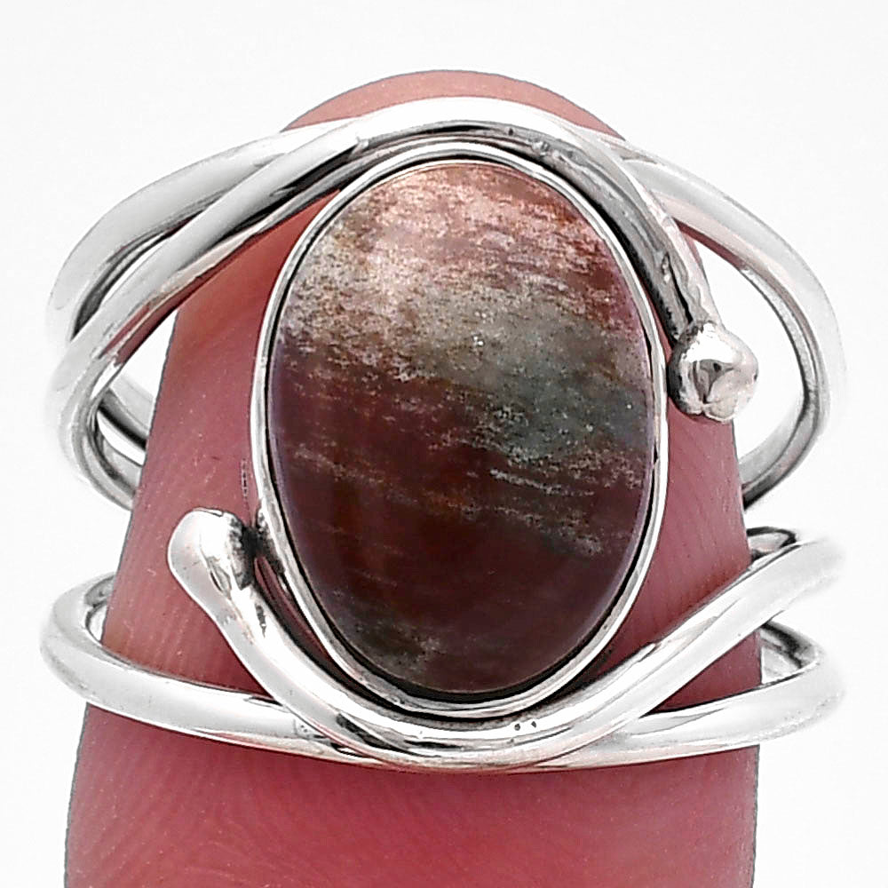 Natural Snake Skin Jasper Ring size-8 R-1683 SDR224648