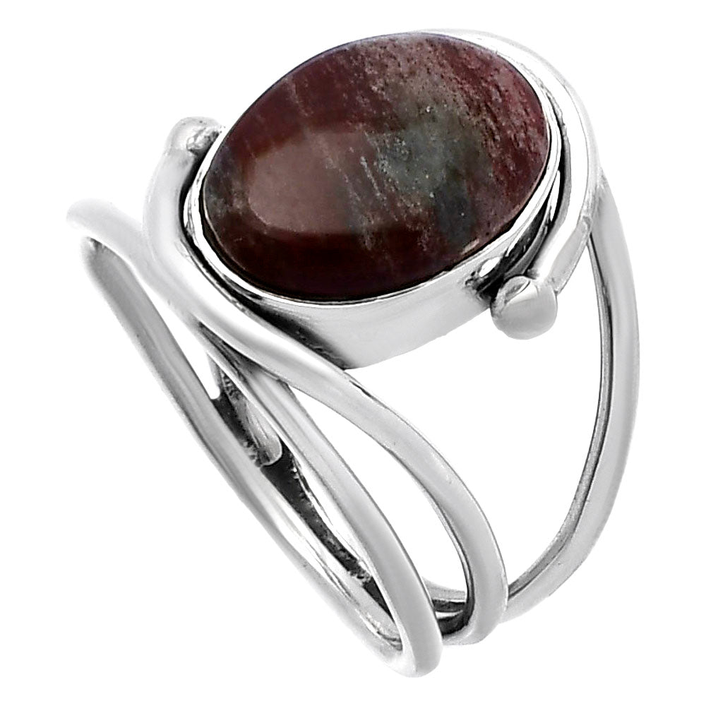 Natural Snake Skin Jasper Ring size-8 R-1683 SDR224648